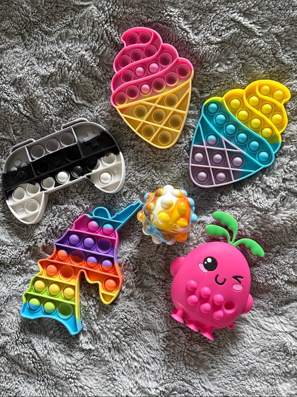 Lot of fidget toys